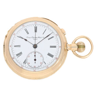 Swiss complex repeating watch with chronograph Circa 1910