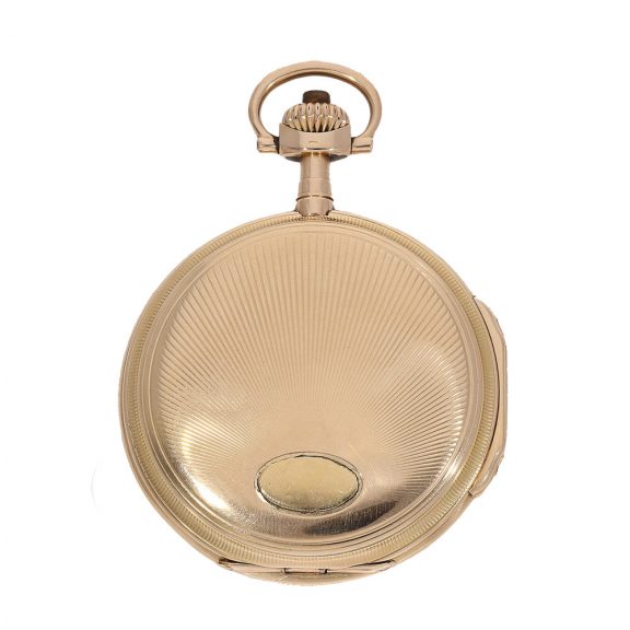Large German 14 carat gold Louis XV pocket watch Circa 1900 Large German 14 carat gold Louis XV pocket watch Circa 1900