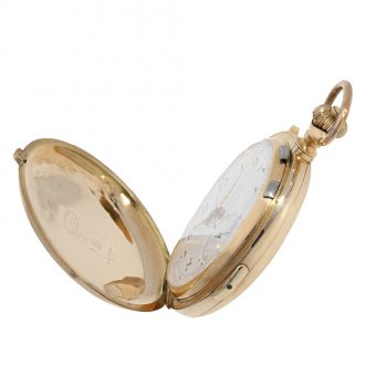 Swiss 14 carat gold impressive gold hunter cased Circa 1900