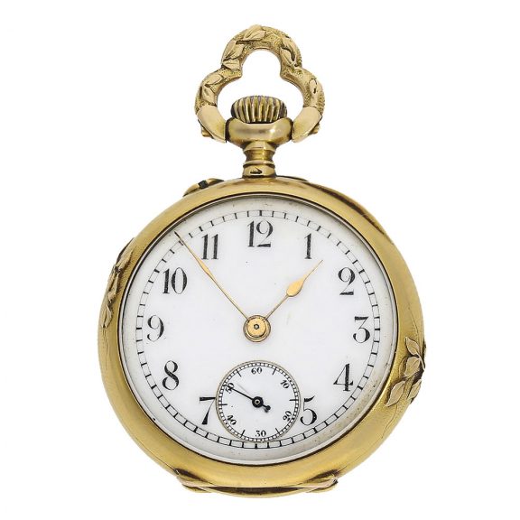 Exceptional probably French Art Nouveau pocket watch Circa 1910 Exceptional probably French Art Nouveau pocket watch Circa 1910