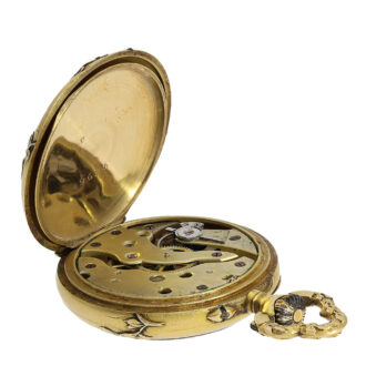 Movement with finely crafted lever escapement