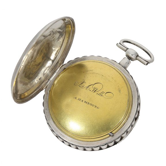 German pocket watch with experimental train winding Circa 1790 German pocket watch with experimental train winding Circa 1790