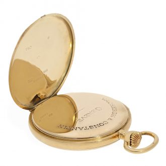 Swiss 18 carat gold fine precision lever pocket watch Circa 1910