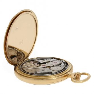 Swiss 18 carat gold fine precision lever pocket watch Circa 1910