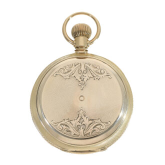 Swiss 14 carat gold Caliber Jones watch in original case Circa 1872