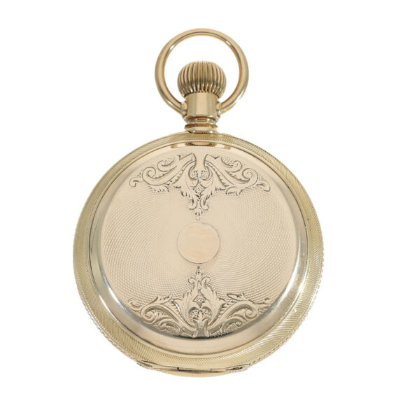 Swiss 14 carat gold Caliber Jones watch in original case Circa 1872 Swiss 14 carat gold Caliber Jones watch in original case Circa 1872