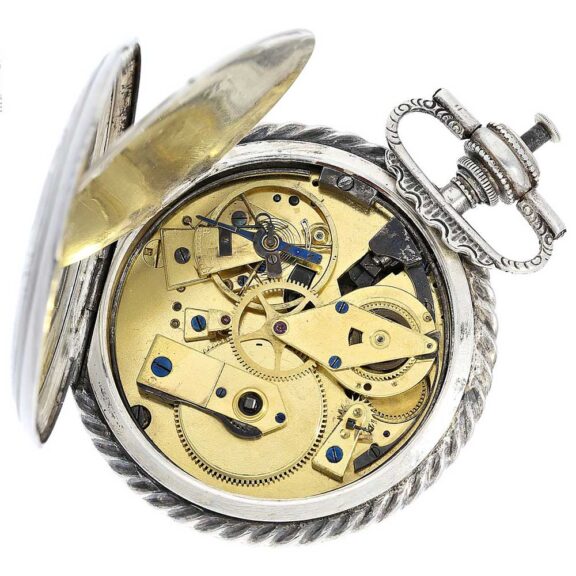 Austrian repeating watch with fine enamel painting Circa 1816 Austrian repeating watch with fine enamel painting Circa 1816