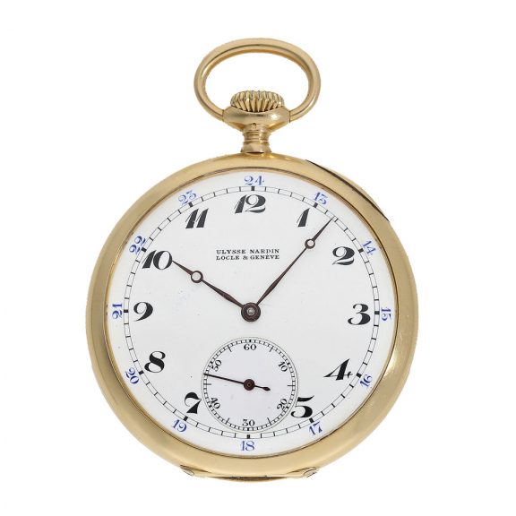 Swiss unusual 18 carat gold marksman watch Circa 1924