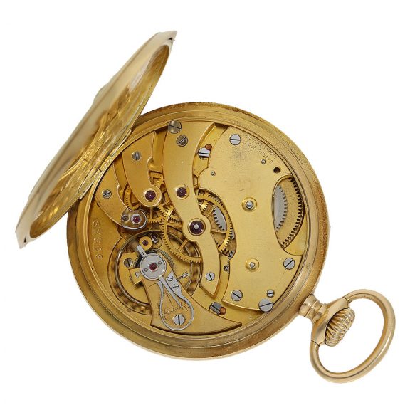 Swiss unusual 18 carat gold marksman watch Circa 1924 Swiss unusual 18 carat gold marksman watch Circa 1924