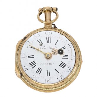 French enamel verge watch repeater “à toc et à tact” Circa 1760