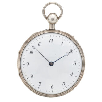 French silver quarter repeating music watch Circa 1820 French silver quarter repeating music watch Circa 1820
