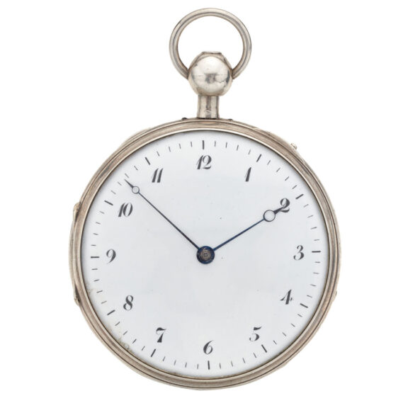 French silver quarter repeating music watch Circa 1820 French silver quarter repeating music watch Circa 1820