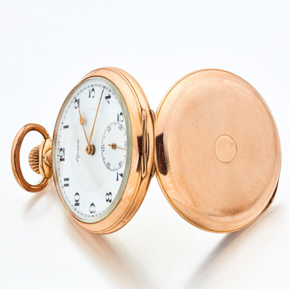 Swiss 14 carat gold open faced lever watch Circa 1920 Swiss 14 carat gold open faced lever watch Circa 1920