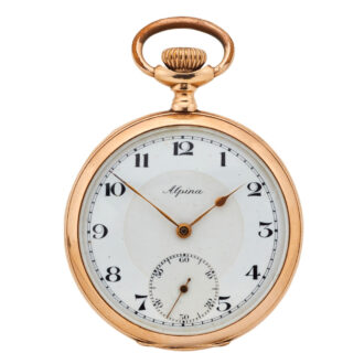Swiss 14 carat gold open faced lever watch Circa 1920 Swiss 14 carat gold open faced lever watch Circa 1920
