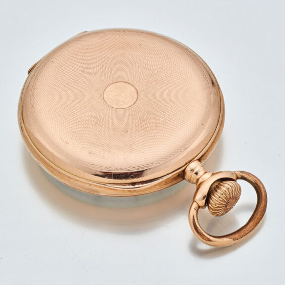 Swiss 14 carat gold open faced lever watch Circa 1920 Swiss 14 carat gold open faced lever watch Circa 1920
