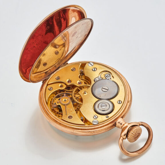 Swiss 14 carat gold open faced lever watch Circa 1920 Swiss 14 carat gold open faced lever watch Circa 1920