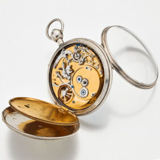 French silver quarter repeating music watch Circa 1820 French silver quarter repeating music watch Circa 1820