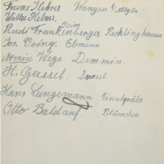Names of Helms' colleagues appearing with him on the photograph
