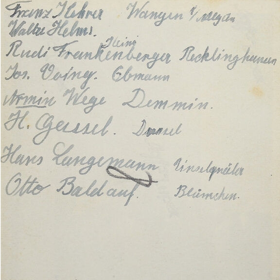 Names of Helms' colleagues appearing with him on the photograph Names of Helms' colleagues appearing with him on the photograph