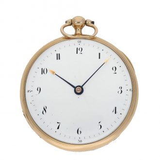 Technically highly interesting 18 Carat pink gold lépine Circa 1800Technically highly interesting 18 Carat pink gold lépine Circa 1800