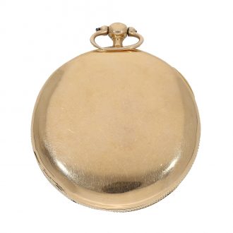 Technically highly interesting 18 Carat pink gold lépine Circa 1800