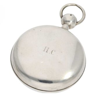 Rare silver verge with French Revolutionary calendar Circa 1790