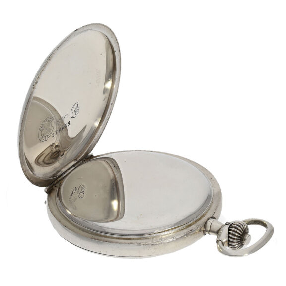 German full hunting case pocket watch made of 900 silver Circa 1903