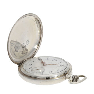 Stepped enamel dial with the seller's signature “Billian Fils, Zürich”