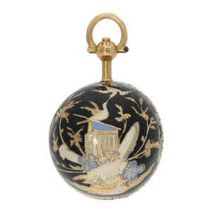 Swiss 18 Carat gold form watch Boule de Genève Circa 1810