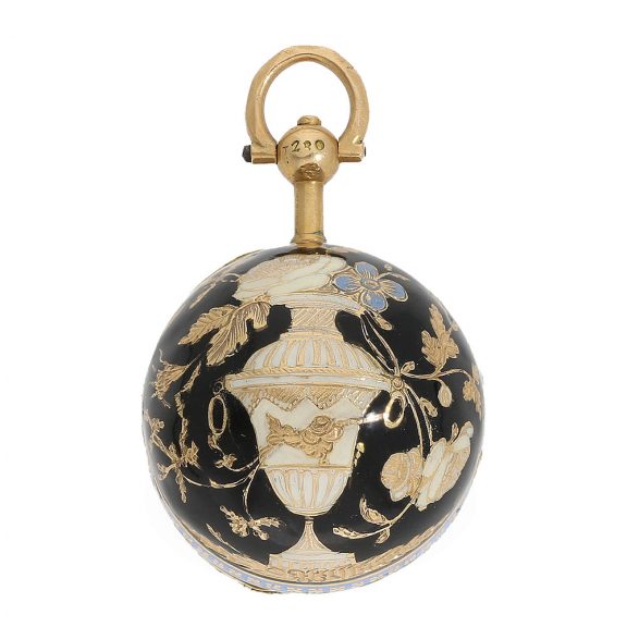 Swiss 18 Carat gold form watch Boule de Genève Circa 1810 Swiss 18 Carat gold form watch Boule de Genève Circa 1810