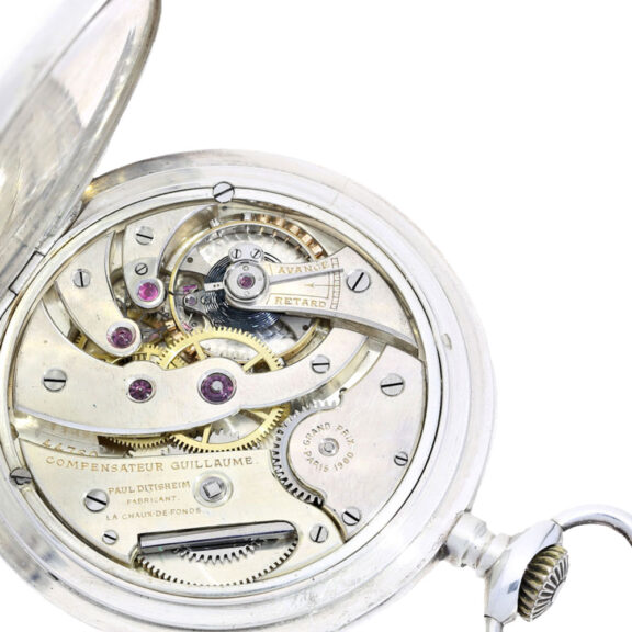 A swiss silver keyless wind open face pocket watch Circa 1918 A swiss silver keyless wind open face pocket watch Circa 1918