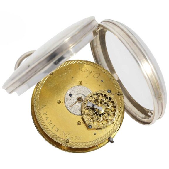 French big verge pocket watch with four time zones Circa 1780 French big verge pocket watch with four time zones Circa 1780