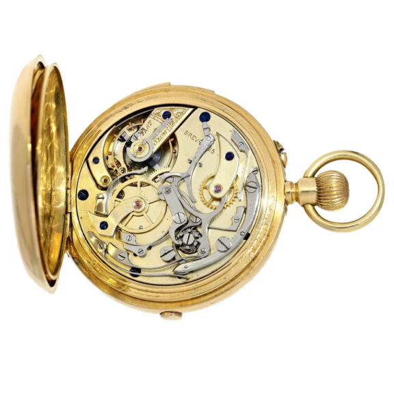 Swiss repeating watch with chronograph and register Circa 1890 Swiss repeating watch with chronograph and register Circa 1890