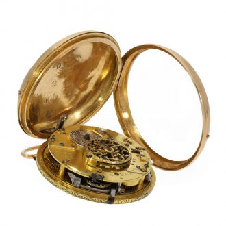 French 18 carat gold verge watch with repeater Circa 1800 French 18 carat gold verge watch with repeater Circa 1800