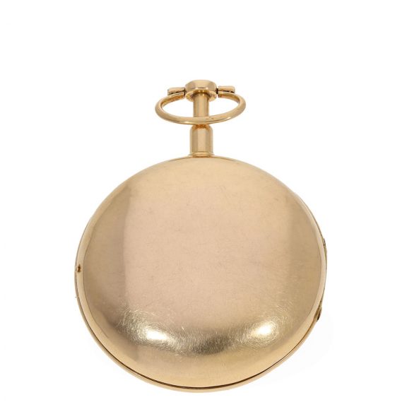 French 18 carat gold verge watch with repeater Circa 1800 French 18 carat gold verge watch with repeater Circa 1800