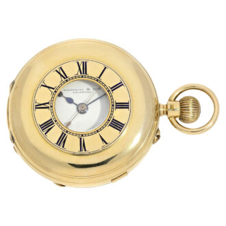 English deck watch with stoppable center seconds Circa 1906