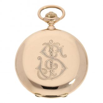 Swiss heavy pink gold hunting case watch Swiss heavy pink gold hunting case watch Circa1912