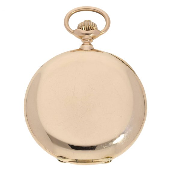 Swiss heavy pink gold hunting case watch Circa1912 Swiss heavy pink gold hunting case watch Circa1912