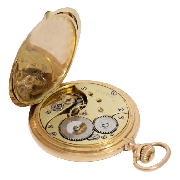 Swiss heavy pink gold hunting case watch Circa1912 Swiss heavy pink gold hunting case watch Circa1912