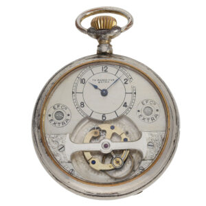 Swiss “mobiles” tourbillon in metal housing with anchor escapement Circa 1910