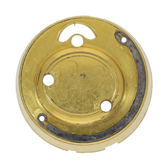 Early English gilt verge watch with hour self strike Circa 1720 Early English gilt verge watch with hour self strike Circa 1720