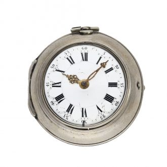Swiss exceptionally large silver oignon pocket watch Circa 1700