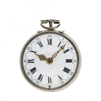 Swiss exceptionally large silver oignon pocket watch Circa 1700