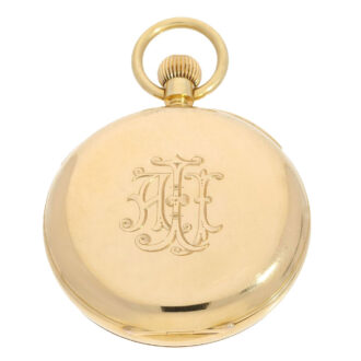 English deck watch with stoppable center seconds Circa 1894