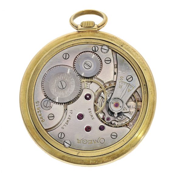 Swiss 18 Carat gold with two coloured Art Deco dial Circa 1935 Swiss 18 Carat gold with two coloured Art Deco dial Circa 1935