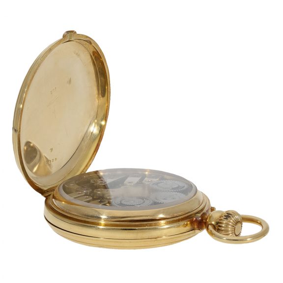 Very early gold hunting case watch with 'Seconde Morte' Circa 1850 Very early gold hunting case watch with 'Seconde Morte' Circa 1850