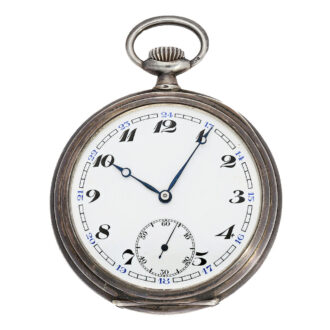 First class Swiss silver pocket chronometer tested in La Chaux-de-Fonds Circa 1936 First class Swiss silver pocket chronometer tested in La Chaux-de-Fonds Circa 1936