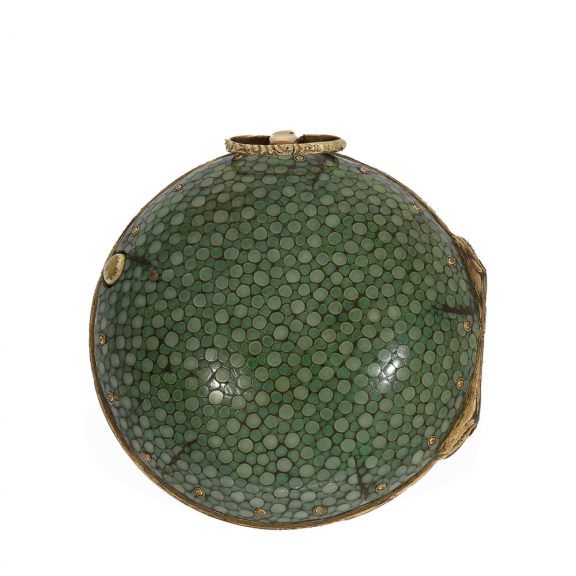 English 18 carat gold and shagreen verge pocket watch Circa 1765 English 18 carat gold and shagreen verge pocket watch Circa 1765