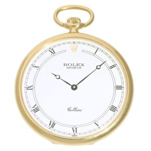 Very fine gold Swiss open face with manual winding Circa 1980