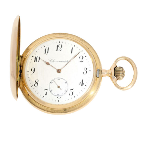 Swiss pocket watch with pivoted detent escapement Circa 1900 Swiss pocket watch with pivoted detent escapement Circa 1900
